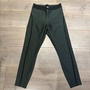 Alo Airlift High-Waist 7/8 Line Up Legging (Size Small Charcoal Green)